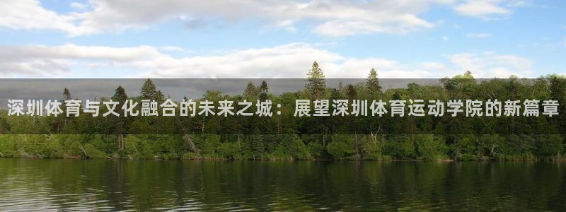 球客岛：深圳体育与文化融合的未来之城：展望深圳体育运动学院的新篇章
