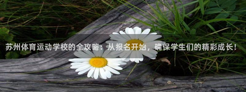 球客岛：苏州体育运动学校的全攻略：从报名开始，确保学生们的精彩成长！
