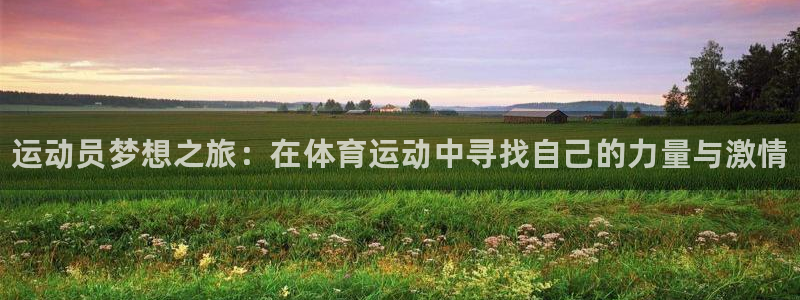 球客岛：运动员梦想之旅：在体育运动中寻找自己的力量与激情