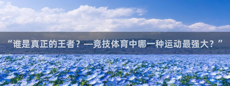 球客岛：“谁是真正的王者？—竞技体育中哪一种运动最强大？”