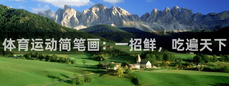 球客岛：体育运动简笔画：一招鲜，吃遍天下